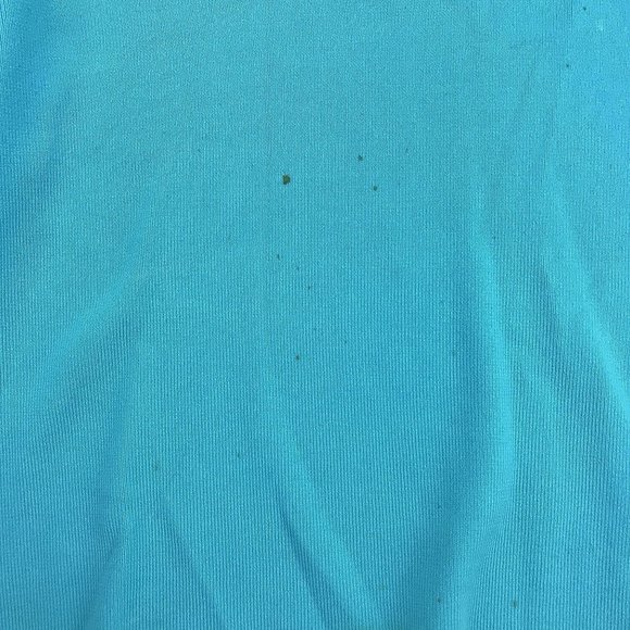 Preston & York Womens Blue V-neck Cropped 3/4 Sleeve Shirt Top XL - Picture 3 of 5